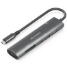 Docking USB Tipo-C Aisens ASUC-7P027-GR/ 1xHDMI 4K/ 3xUSB/ 1xUSB Tipo-