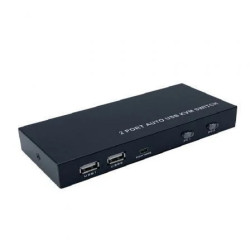 Conmutador KVM HDMI Aisens A111-0400/ 2PC con 1 sólo teclado y ratón