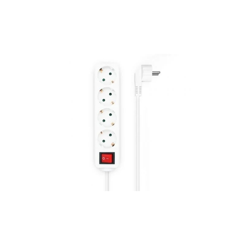 Regleta con Interruptor Aisens A154-0649/ 4 Tomas de Corriente/ Cable