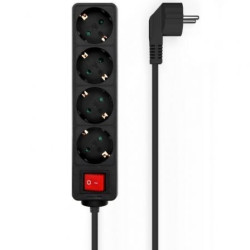Regleta con Interruptor Aisens A154-0650/ 4 Tomas de Corriente/ Cable