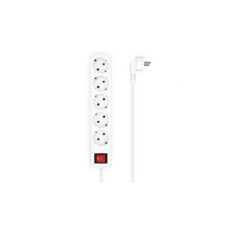 Regleta con Interruptor Aisens A154-0651/ 5 Tomas de Corriente/ Cable