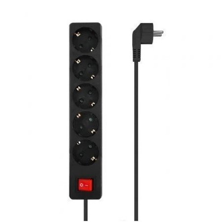Regleta con Interruptor Aisens A154-0652/ 5 Tomas de Corriente/ Cable