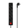 Regleta con Interruptor Aisens A154-0652/ 5 Tomas de Corriente/ Cable