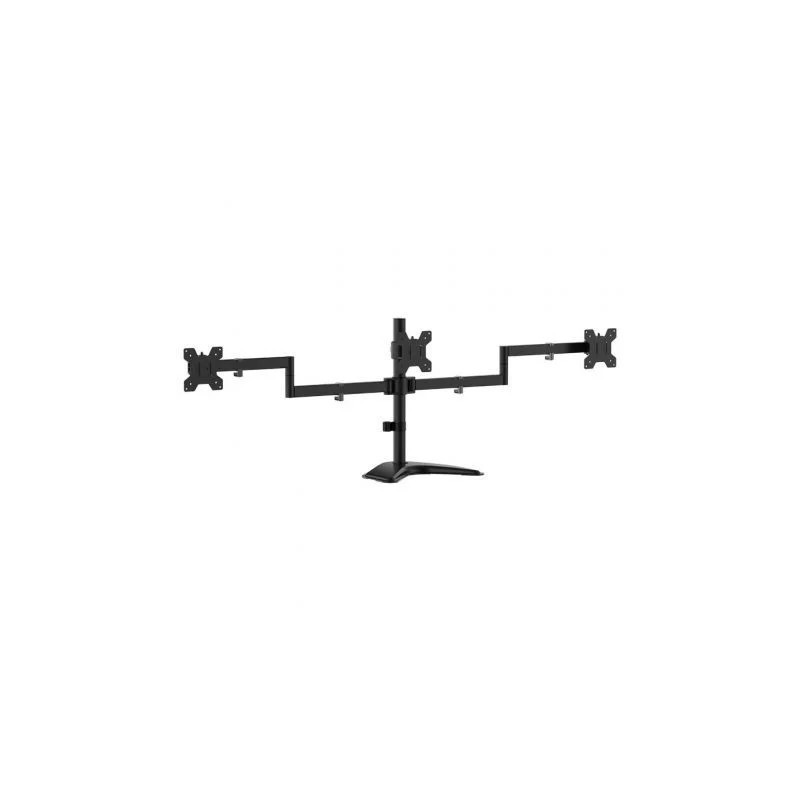Soporte de Sobremesa para 3 Monitores Aisens DT27TSR-287/ Giratorio/ I