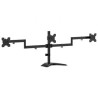 Soporte de Sobremesa para 3 Monitores Aisens DT27TSR-287/ Giratorio/ I