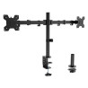 Soporte de Mesa para 2 Monitores Aisens DT32TSR-279/ Giratorio/ Inclin