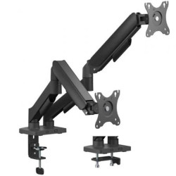 Soporte de Mesa con Contrapeso para 2 Monitores Aisens DT32TSR-357/ Gi