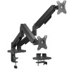 Soporte de Mesa con Contrapeso para 2 Monitores Aisens DT32TSR-357/ Gi