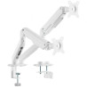 Soporte de Mesa con Contrapeso para 2 Monitores Aisens DT32TSR-439/ Gi