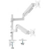Soporte de Mesa con Contrapeso para 2 Monitores Aisens DT32TSR-441/ Gi