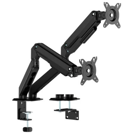 Soporte de Mesa con Contrapeso para 2 Monitores Aisens DT32TSR-451/ Gi