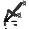 Soporte de Mesa con Contrapeso para 2 Monitores Aisens DT32TSR-451/ Gi