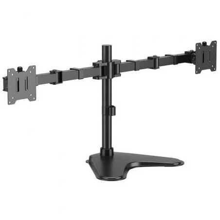 Soporte de Sobremesa para 2 Monitores Aisens DT35TSR-361/ Giratorio/ I