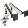 Soporte de Mesa Gaming con Contrapeso para 2 Monitores Aisens DT38TSR-