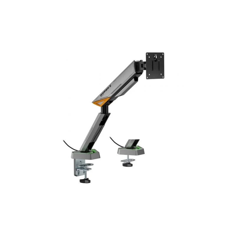 Soporte de Mesa Gaming para Monitor Aisens DT49TSRRGB-347/ Giratorio/