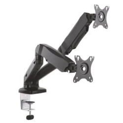 Soporte de Mesa con Contrapeso para 2 Monitores Aisens DT27TSR-045/ Gi