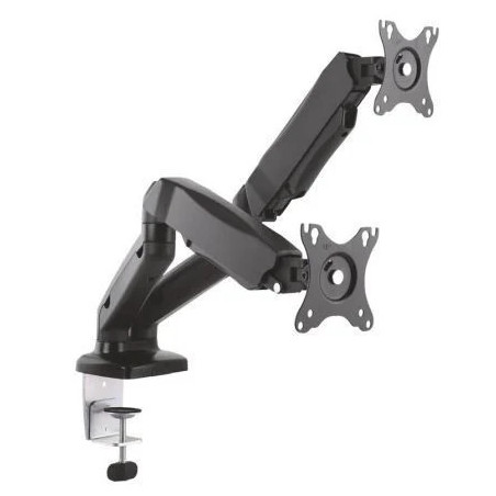 Soporte de Mesa con Contrapeso para 2 Monitores Aisens DT27TSR-045/ Gi
