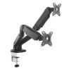 Soporte de Mesa con Contrapeso para 2 Monitores Aisens DT27TSR-045/ Gi
