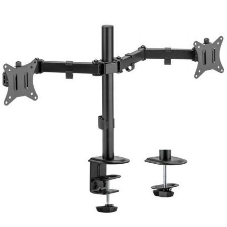 Soporte de Mesa para 2 Monitores o TV Aisens DT32TSR-149/ Giratorio/ I
