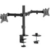 Soporte de Mesa para 2 Monitores o TV Aisens DT32TSR-149/ Giratorio/ I