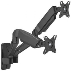 Soporte de Pared para 2 Monitores o TV Aisens WT32TSR-225/ Giratorio/