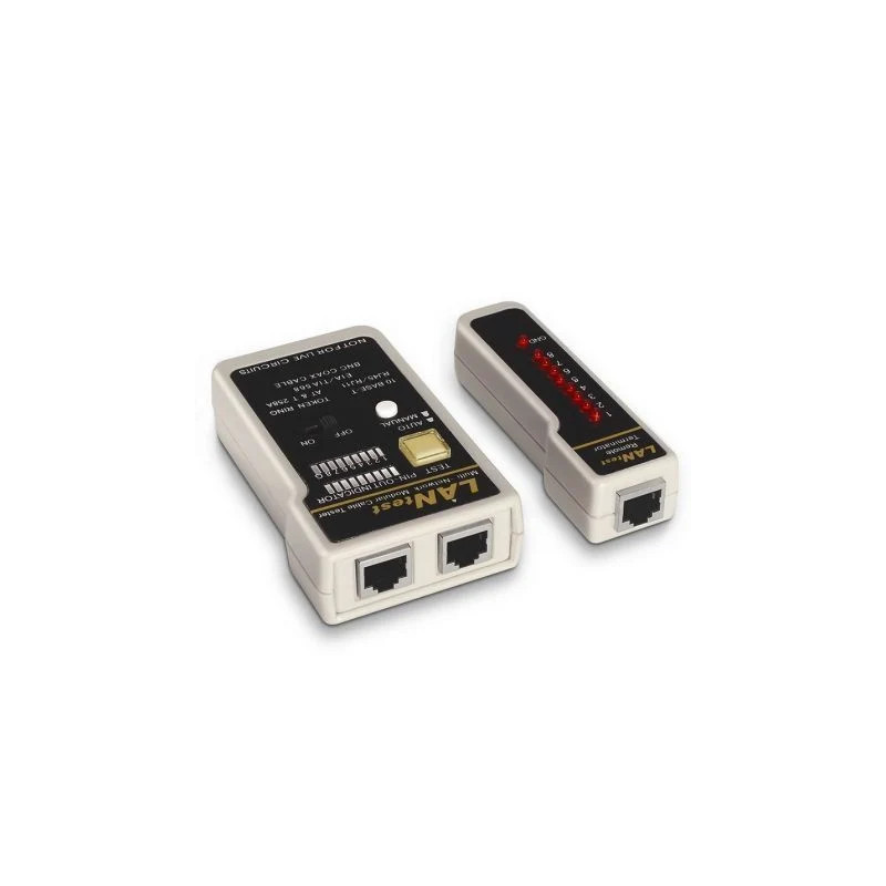 Tester Aisens A142-0314 para RJ11-RJ12-RJ45/ Coaxial