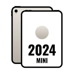 iPad Mini 8.3" 2024 7th WiFi/ A17 Pro/ 128GB/ Blanco Estrella- MXN83TY
