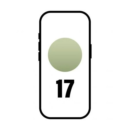 Smartphone Apple iPhone 17 256GB/ 6.3"/ 5G/ Verde salvia