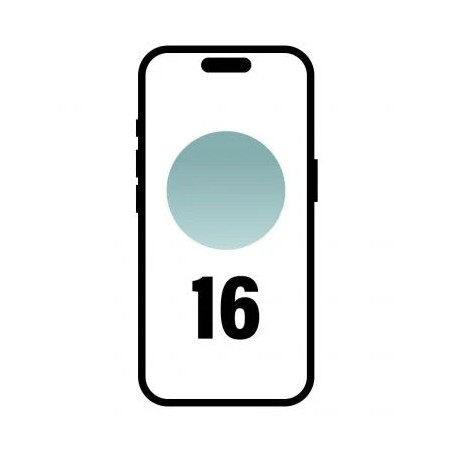 Smartphone Apple iPhone 16 128GB/ 6.1"/ 5G/ Verde Azulado