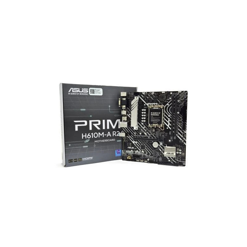 Placa Base Asus Prime H610M-A R2.0/ Socket 1700/ DDR5/ PCIe 4.0/ Micro