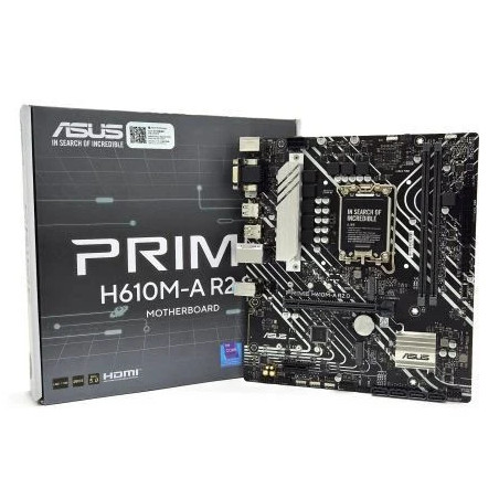 Placa Base Asus Prime H610M-A R2.0/ Socket 1700/ DDR5/ PCIe 4.0/ Micro