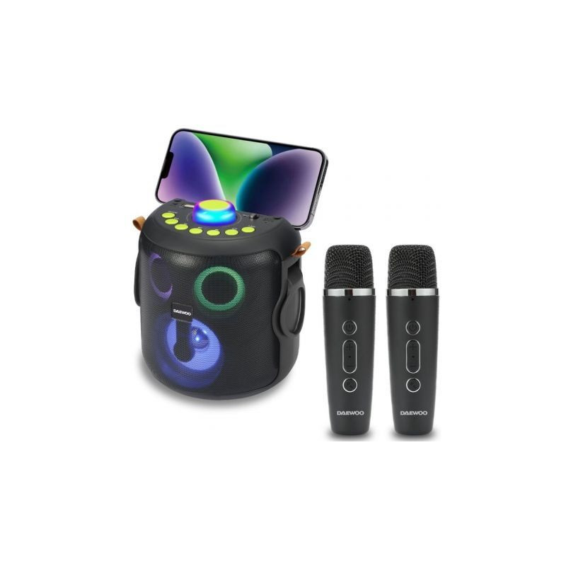 Altavoz con Bluetooth Daewoo Karaoke DW3008/ 15W/ 1.0 | APLIUM