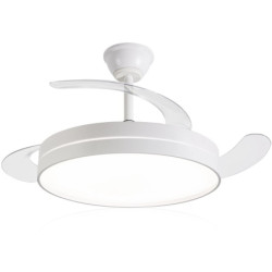 Ventilador de Techo Daewoo con aspas retráctiles DW5008/ 30W/ 3 Aspas/