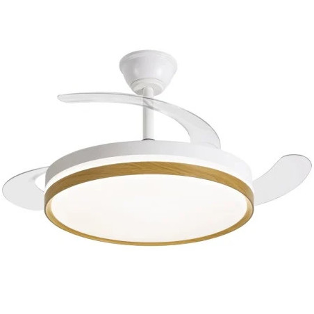 Ventilador de Techo Daewoo con aspas retráctiles DW5010/ 30W/ 3 Aspas/