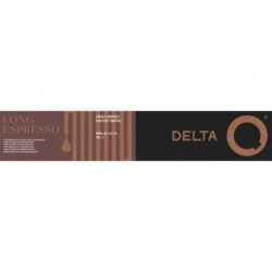 Cápsula Delta Delta Q-Long Espresso para cafeteras Delta/ Caja de 10