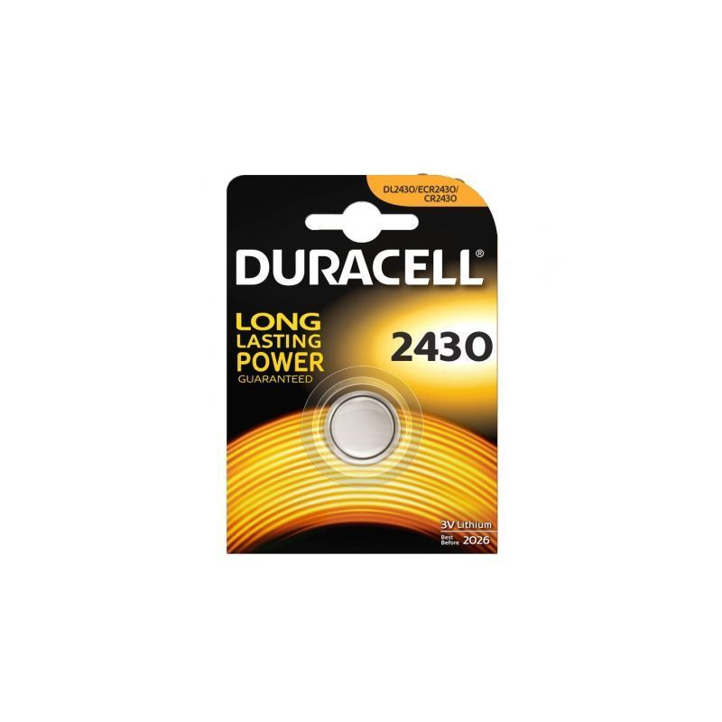 Pila de Botón Duracell CR2430/ 3V