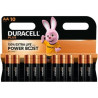 Pack de 10 Pilas AA Duracell Plus Power Boost DPBLR6B10/ 1.5V/ Alcalin