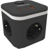 Regleta con Interruptor Fellowes/ 3 Tomas de corriente/ 1 USB - 2 USB