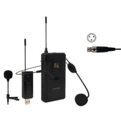 Micrófono de cabeza y solapa UHF Fonestar WI-MIC | APLIUM