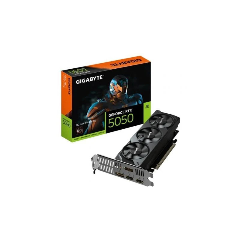 Tarjeta Gráfica Gigabyte GeForce RTX 5050 OC Low Profile/ 8GB GDDR6/ C