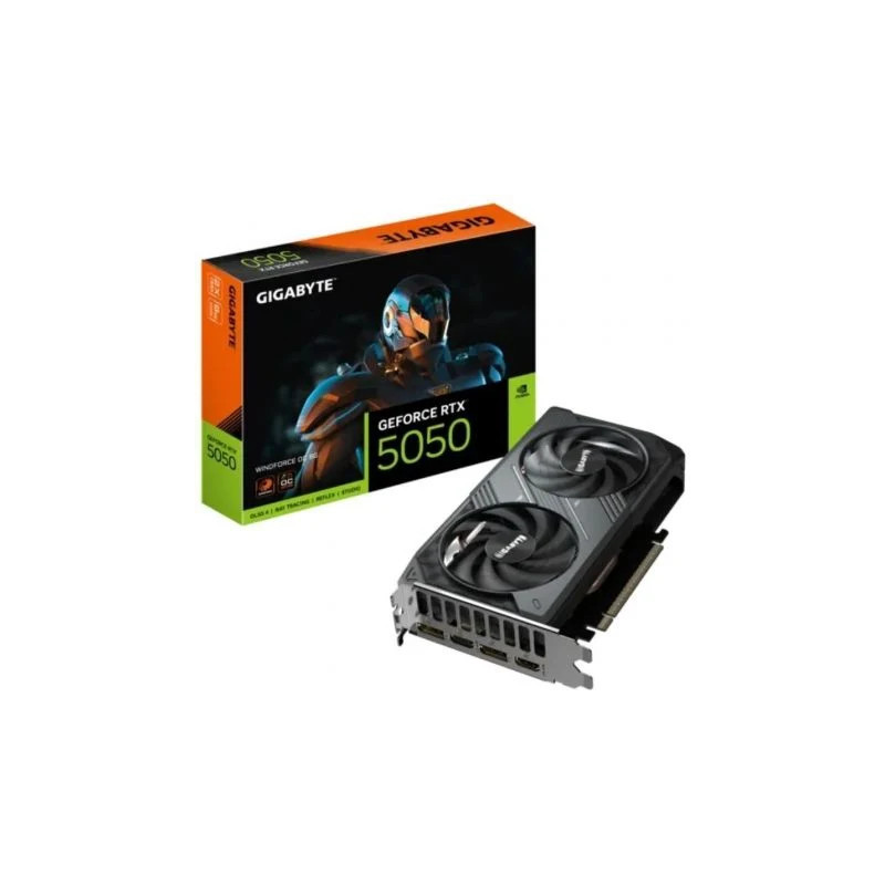 Tarjeta Gráfica Gigabyte GeForce RTX 5050 WindForce OC/ 8GB GDDR6