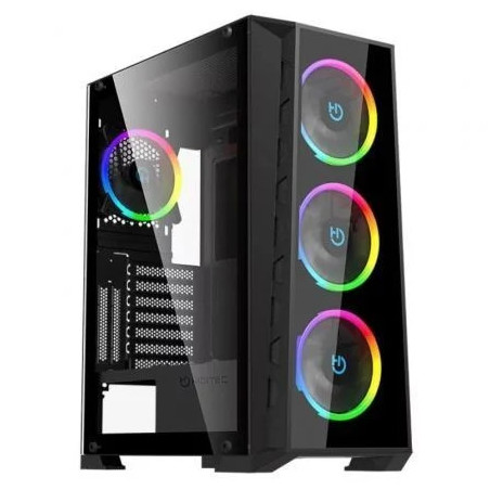 Caja Gaming Semitorre Hiditec MH12 GLASS | APLIUM