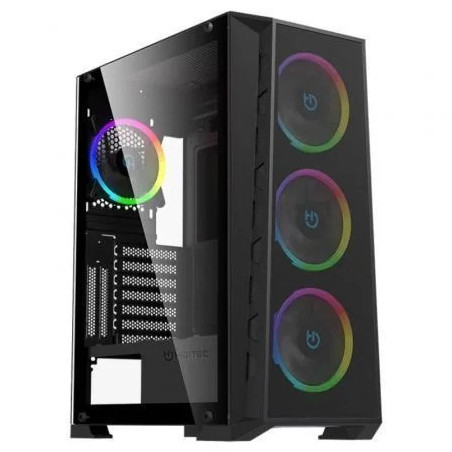 Caja Gaming Semitorre Hiditec MH12 METAL MESH | APLIUM