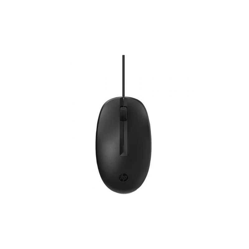 Ratón HP 128/ Hasta 1200 DPI/ Negro