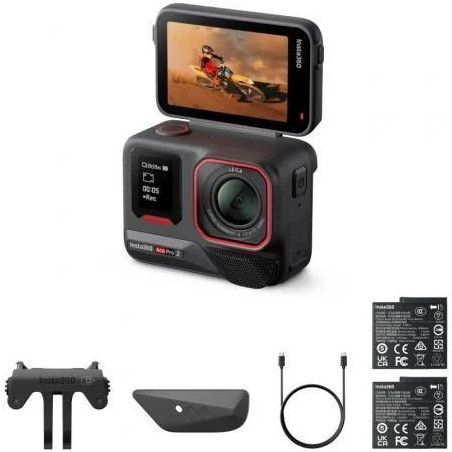 Cámara Digital Deportiva Insta360 Ace Pro 2 Pack de 2 Baterías/ 8K/ Án