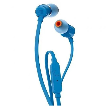 Auriculares Intrauditivos JBL Tune 110/ con Micrófono/ Jack 3.5/ Azule