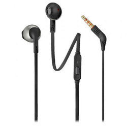 Auriculares Intrauditivos JBL Tune 205/ con Micrófono/ Jack 3.5/ Negro