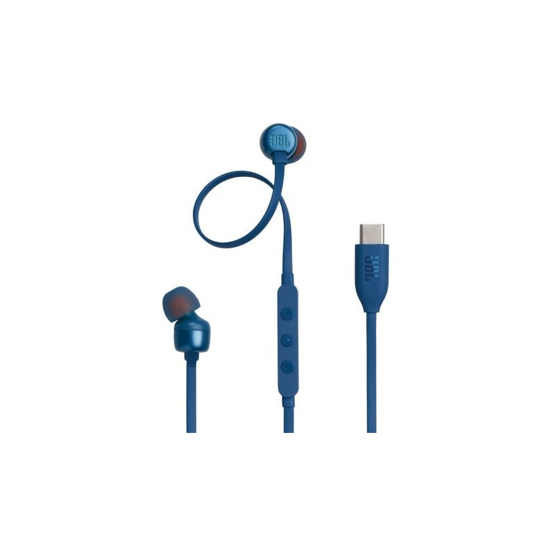 Auriculares Intrauditivos JBL Tune 310C/ con Micrófono/ Azules