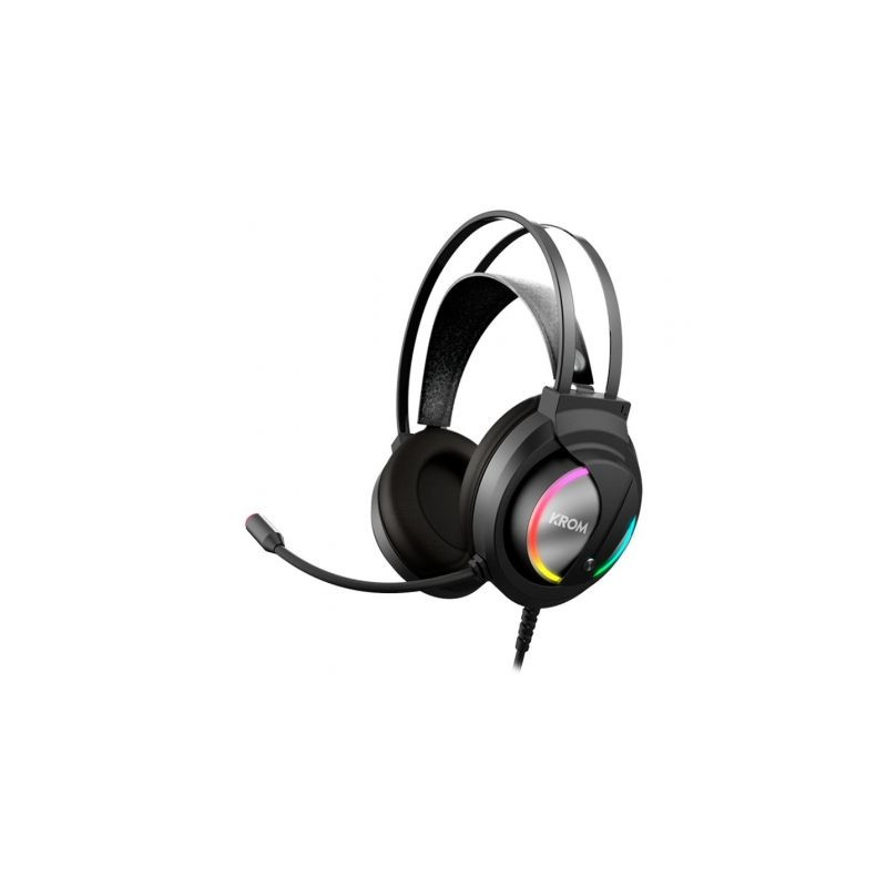 Auriculares Gaming con Micrófono Krom Kappa/ Jack 3.5/ USB 2 | APLIUM