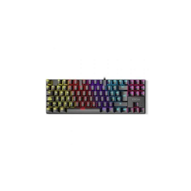 Teclado Gaming Mecánico Krom Kasic TKL/ Negro